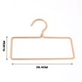 thumbnail image 4 of 5pcs Hanging Metal Clothes Hanger Square Shape Towel Rack Bathroom RObe Holder(Rose Gold), 4 of 4