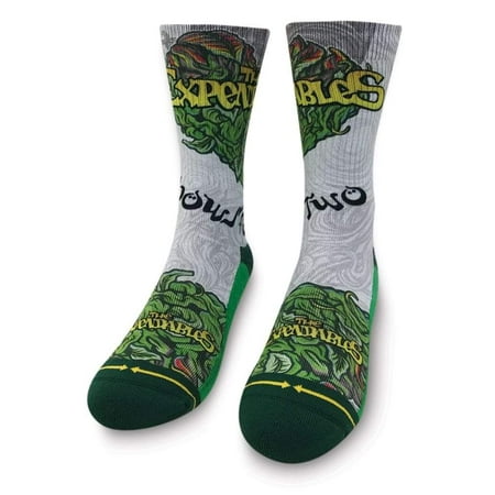 

MERGE4 The Expendables Bowl For Two Xtra-Large Crew Socks for Men and Women Local Band Collectable Socks Excellent Compression Quality Comfort