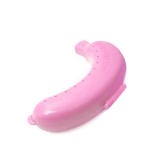Worallymy 1PC Plastic Banana Protector Container Box Holder Case Food Lunch Fruit Storage