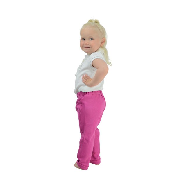 HyPERFORMANCE - Pantalón infantil de equitación modelo Zeddy para niños niñas (Rosa Flamenco)