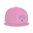 thumbnail image 3 of ZICANCN Tree Earth Environment Baseball Caps, Trucker Hats for Men And Women, Adjustable Breathable Flat Caps, Pink, 3 of 6
