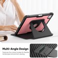 thumbnail image 5 of FJLBDE Case for iPad Pro 11 Inch 2022/2021/2020/2018 4th/3rd/2nd/1st Gen, 360 Rotating Stand iPad Protective Case Cover with Auto Wake/Sleep, Pink, 5 of 7