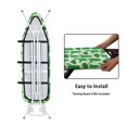 thumbnail image 5 of HELLHERO Polyester Iron Pad Board Cover with Adjustable Elastic Edge Fit Ironing Board Protector Dust - Proof Dustproof Covers for Laundry Room 15x54 Inch (Cactus), 5 of 6
