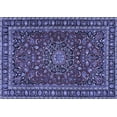 thumbnail image 1 of Ahgly Company Indoor Rectangle Persian Blue Traditional Area Rugs, 4' x 6', 1 of 4