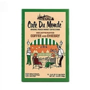 Cafe Du Monde Decaf Coffee and Chicory Single Serve Cups, Box of 12, .41 oz each