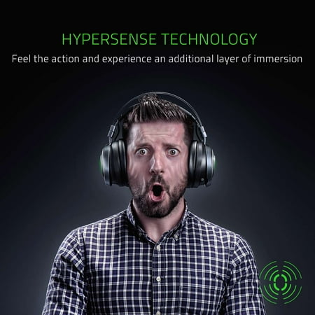 Razer - Nari Ultimate Wireless THX Spatial Audio Gaming Headset for PC, PS5, and PS4 - Gunmetal