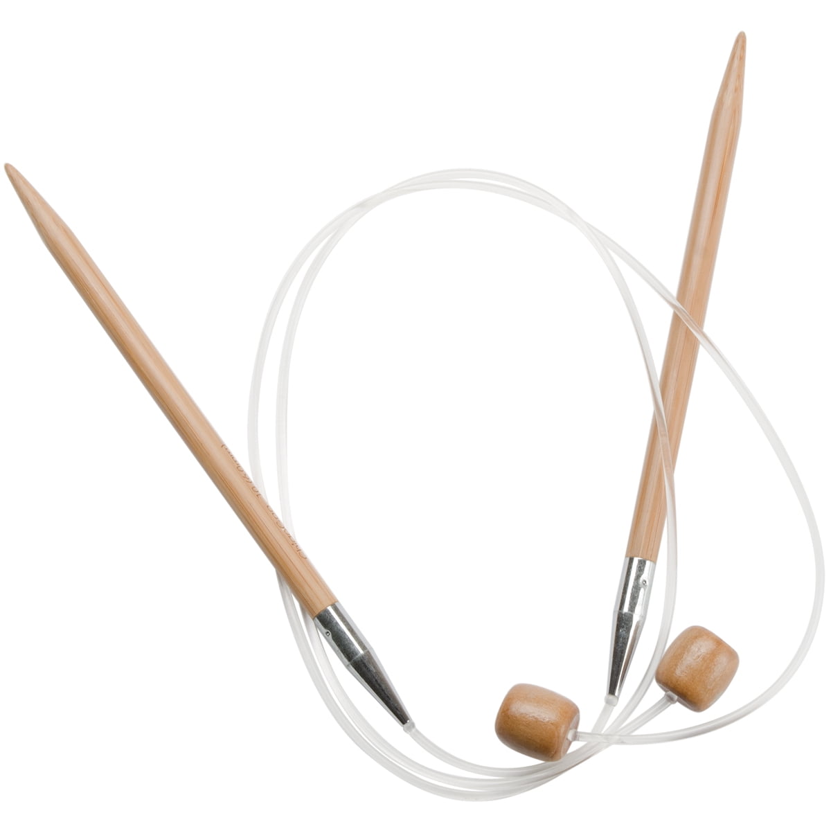 Single Point Dark Patina Flexible Knitting Needles 20"Size 11/8mm, Pk