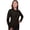 Black, variant on BlueGeneration Ladies Soft Touch Long Sleeve Polo - Red 4 Extra Large Solid