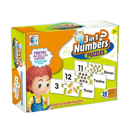 UPC: 0611193805374 | 3 in 1 Learning to Count Educational Puzzle toy