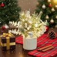 thumbnail image 6 of Christmas Ornaments 2025,Table Top Christmas Tree Small Christmas Tree,Artificial Little Potted Mini Tabletop Tree Christmas Decorations, for Wedding Holiday Indoor Xmas Party Winter Decor (4PC), 6 of 6