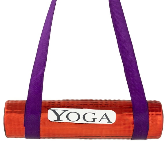 Northlight 4.25" Shiny Red Yoga Mat Glass Christmas Ornament