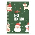 thumbnail image 7 of FORMRS 1-Subject Spiral Notebook 8" x 5" College Ruled 60 Refillable Sheet A5 Hard Cover, 2 Pack, Christmas Santa, 7 of 7