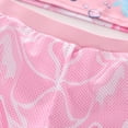thumbnail image 6 of Tiijoy Toddler Girls Swimsuit Cartoon Short Sleeve Rash Guard Shorts with Swim Cap, 3-Piece, Sizes 3-14, 6 of 6