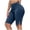 @01 Navy, variant on Busydd Leggings for Women Plus Size L-5XL Stretchy Slim Workout Leggings Solid Color Knee Length Gym Shorts Casual Running Yoga Shorts