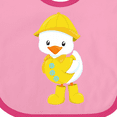 thumbnail image 4 of Inktastic Cute Duck, Baby Duck, Duck in Raincoat, Rain Boys or Girls Baby Bib, 4 of 4
