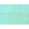 thumbnail image 1 of Ahgly Company Indoor Rectangle Solid Light Blue Modern Area Rugs, 7' x 10', 1 of 4