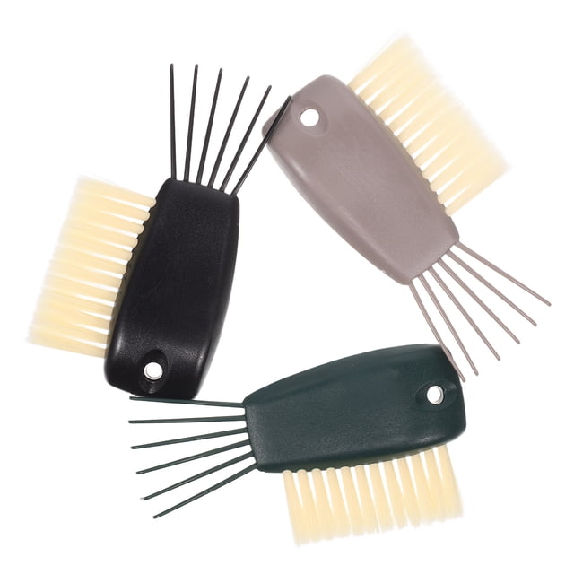 unbranded 3Ud Herramienta Para Limpiar Peines Y Cepillos Con Mango Ergonómico Para Hogar