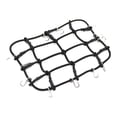 thumbnail image 4 of Luggage Net,1/12 RC Car Roof Rack Storage Net With Hooks,RC Car Crawler 1:12 Scale Luggage Carrier ,Simulation Remote Control Car Luggage Cargo Net,RC crawler Accessory Luggage, 4 of 6
