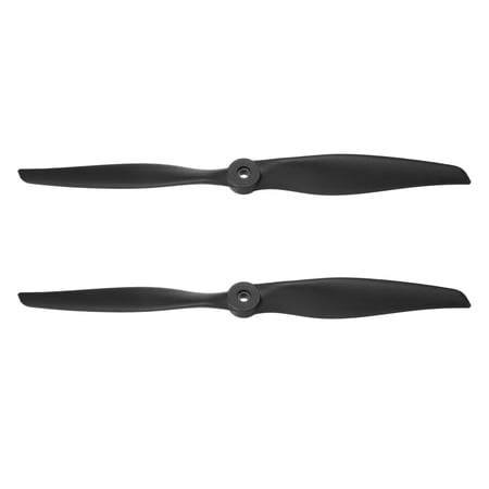 Uxcell 2 Pcs 12x7 Inch Propeller RC Propellers 2-Vane Blades Props for Lightweight Drones Motor Special Prop Accessories, Black