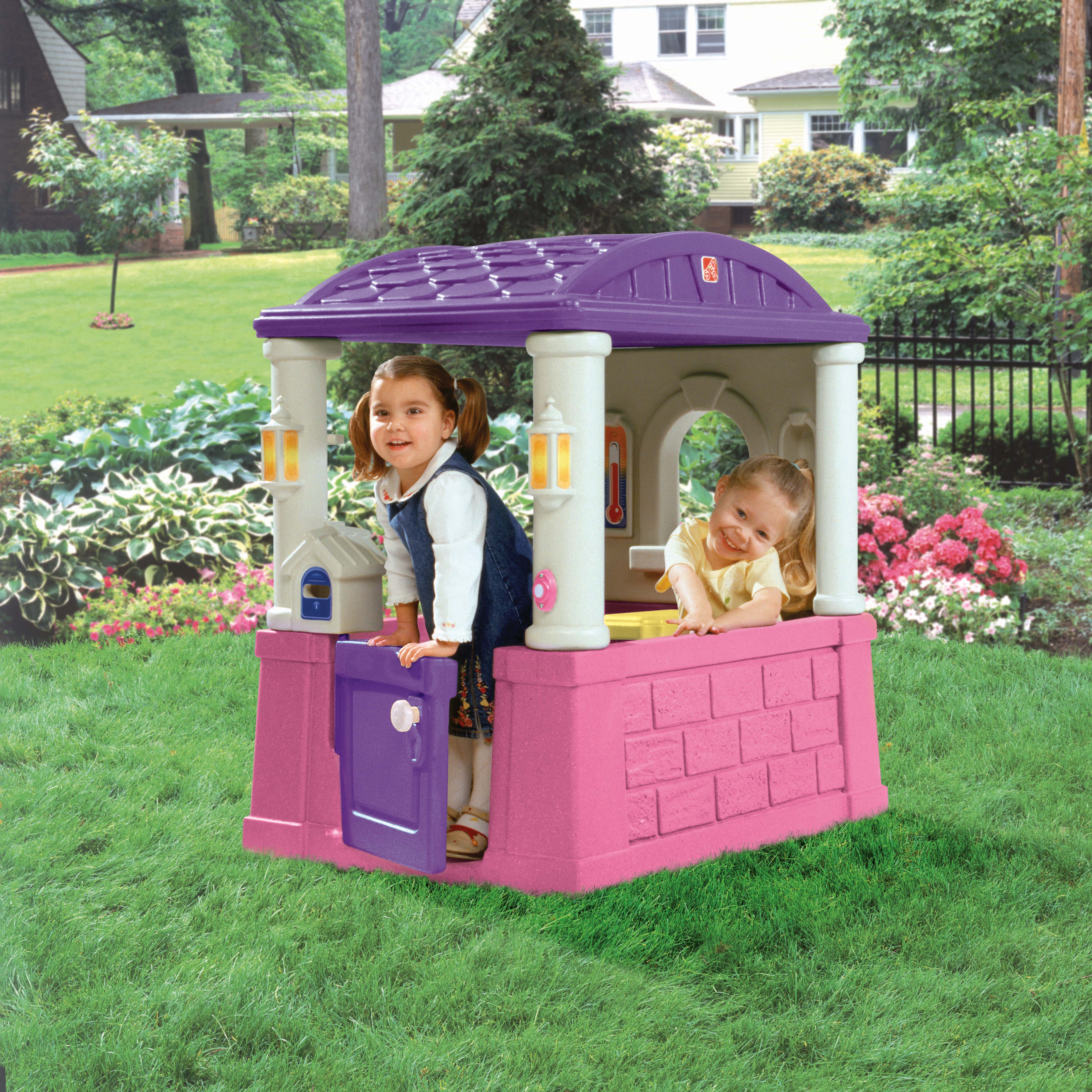 Step2 Four Seasons Pink and Purple Playhouse for Toddlers - image 4 of 4