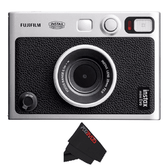 FUJIFILM instax mini Evo ブラック + 32GB Fujifilm Instax Mini EVO Hybrid Black Instant Camera - Walmart.com