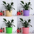 thumbnail image 3 of Plastic Imitation Wooden Bucket Flowerpot Planter Home Garden Decor Plant Holder, 3 of 10