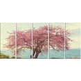 thumbnail image 2 of Pink Flowers on Lonely Tree - Landscape Canvas Art Print, 2 of 3