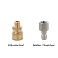 thumbnail image 3 of Hugtrwg Adaptador para Lavadora A Presión Conector Rápido 1/4 Conector Rápido para Lavadora Alta Presión, 3 of 9