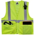 thumbnail image 2 of Ergodyne Glowear 8220HL Type R Class 2 Standard Mesh Vest, Lime, S/M, 2 of 4