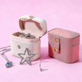 thumbnail image 5 of Jinyi Jewelry Box Izer Display Stora Case Travel Stora H Box For Women Rings Earrings Necklace Pendant Watch (2pcs), 5 of 5