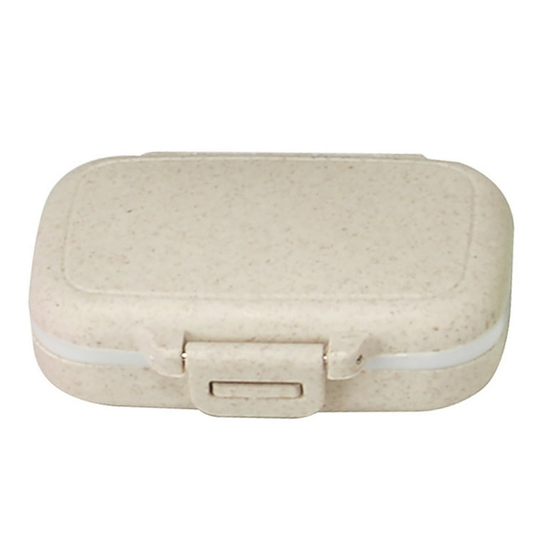 Grandest Birch Durable Portable 3-Compartment Plastic Pill Box
