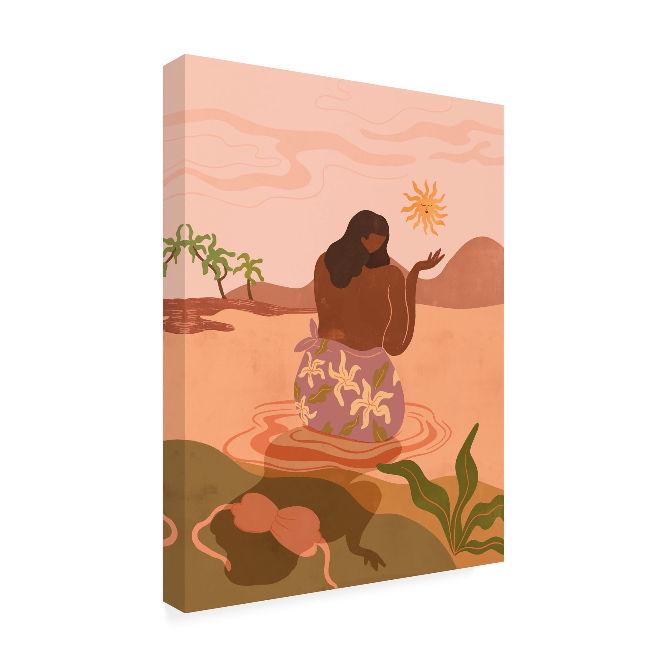 Trademark Fine Art Arty Guava Sunset Canvas Wall Art
