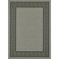 thumbnail image 1 of Unique Loom Outdoor Collection Transitional Indoor & Outdoor Casual Greek Key Border Area Rug, 8 Feet x 11 Feet 4 Inch, Gray/Black, 1 of 1