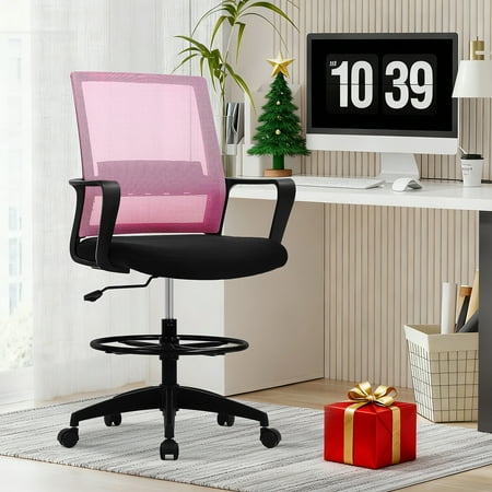 dkelincs mesh ergonomic drafting chair product
