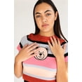 thumbnail image 2 of Ragstock Short Sleeve Striped Teddy Bear Sweater, 2 of 4