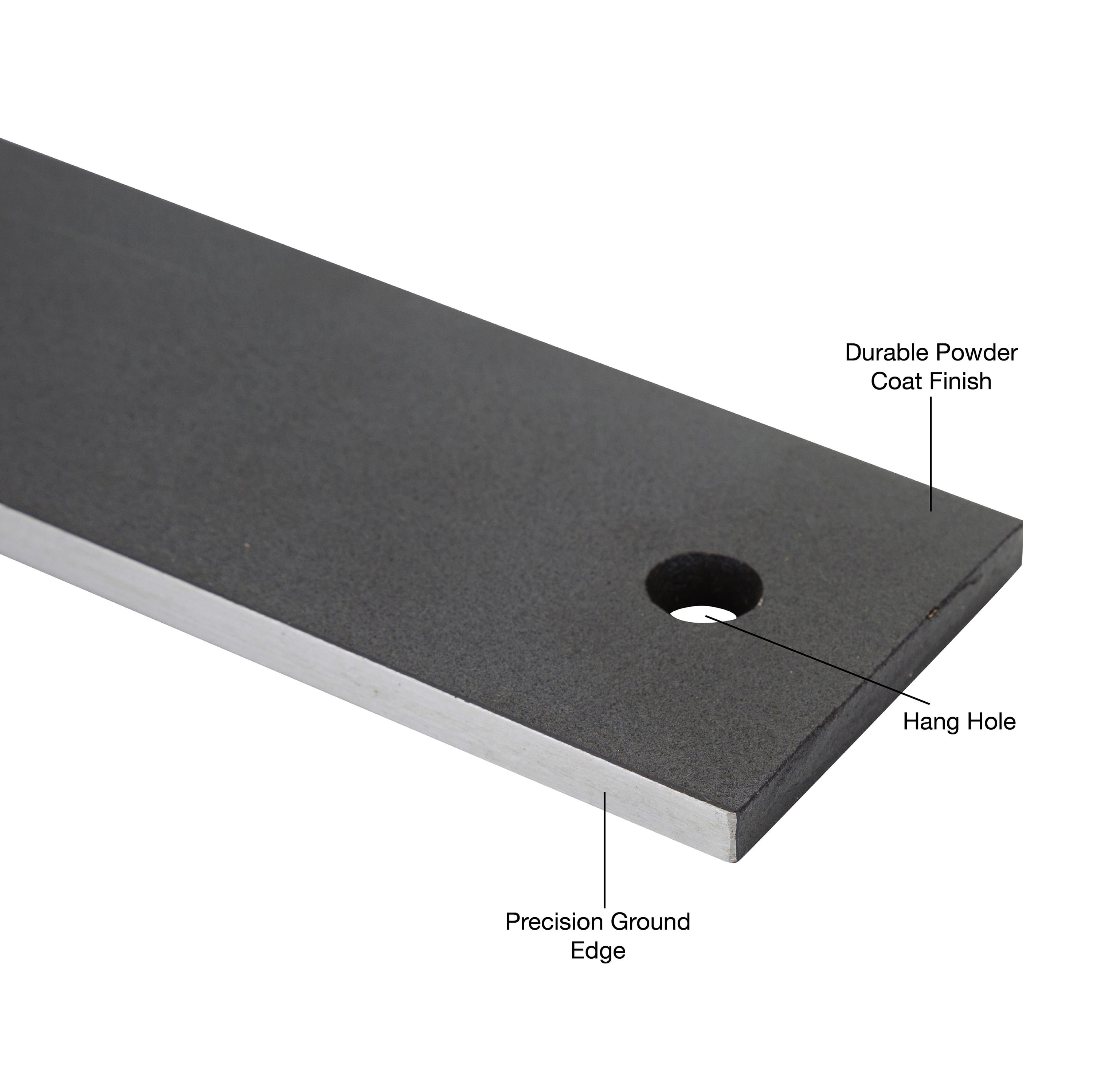 OEMTools Straight Edge, Cold Rolled Steel, 24 Inch