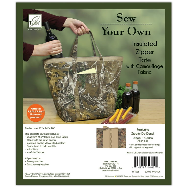 Camouflage Thermal Shopper Tote Sewing Craft Project,, 58% OFF