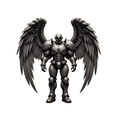 thumbnail image 4 of Fantasy Angel Demon Theme Stickers, Waterproof Angel Demon Theme Sticker for Water Bottle Laptop Phone Cases Planner Skateboard Luggage Helmet Party Favor Decor, Ideal for Adults Teens Teacher Rewards, 4 of 9