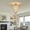 Chrome, variant on ACE-LIGHTS,5-Tier Golden Crystal Semi Flush Mount Chandelier Light Fixture,Large Contemporary Luxury Ceiling Lighting for Living Room,Bedroom,Dining Room,Hallway,Restaurants,Holels,Bars(Golden)