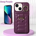 thumbnail image 2 of Decase Wallet Cover For iPhone 13 Pro,Premium Leather Shockproof Phone Shell With Back Flip Card Slots & Ring Kickstand & Hand Strap & Crossbody Strap - deeppurple, 2 of 6