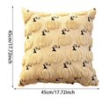 thumbnail image 2 of Halloween Allover Tufted Mini Pumpkin Throw Pillow Cover, Soft Knitted Plush Cushion Case for Sofa Bedroom Holiday Party Decor, 2 of 3