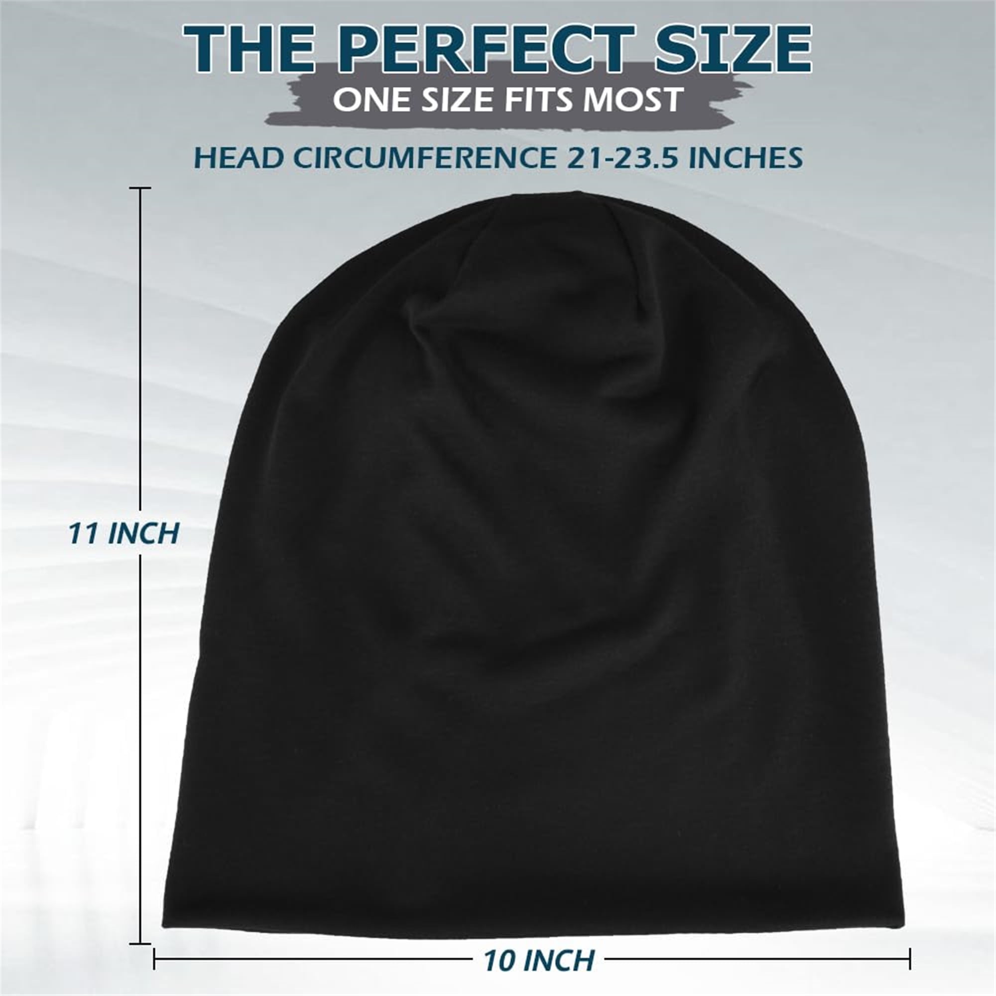 EINSKEY Cotton Slouchy Beanie Hat, Lightweight Oversize Skull Cap