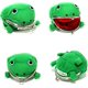 thumbnail image 4 of Two Packs Cute Frog Wallet Anime Cosplay Cartoon Kitten Wallet Frog Exchange Wallet Small Wallet Funny Plush Toy Gift (plush Frog Two Packs), Ladies W, 4 of 4
