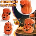 thumbnail image 2 of Halloween Pumpkin Lantern Hollow Out LED Light Decoration Prop Spooky Festival Yard Garden Porch Outdoor Scene Display Ornament Haunted House Party Halloween Atmosphere Seasonal Night Glow Decor, 2 of 6