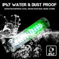 thumbnail image 4 of Huiyi Emergency Strobe Lights, LED Ultra Slim 4Pack 10LED Warning Light Green Surface Mounting Mount Strobe Flashing Light, 4 of 6