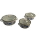 thumbnail image 1 of Juego de 3 Ollas de Peltre Hot Spot con Tapa 14 16 y 18 cms Z478, 1 of 4