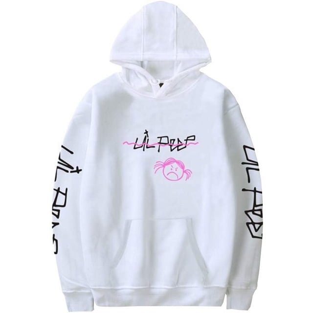 Chandail à Capuche Unisexe lil peep Imprimé Amour Mode Sport Hip Hop avec Poche