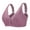 Grey, variant on ,Women's Front Snap Closure Support Bras for Older Women Full Coverage Sleep Everyday Bra Wireless Comfort Bralettes Grey 40
