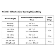 RIVAL Boxing RS100 Pro Lace-Up Sparring Gloves - 14 oz. - Green/Gold
