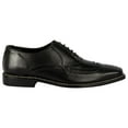 thumbnail image 4 of LIBERTYZENO Men's Oxford Leather Semi Brogue Lace Up Dress Shoes, 4 of 6